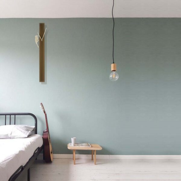 啄動時光時鐘-木紋掛在臥室 Pecking time pillar clock woodgrain bedroom