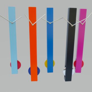 時光方柱擺錘鐘不同顏色系列 Time pillar pendulum clock different color series