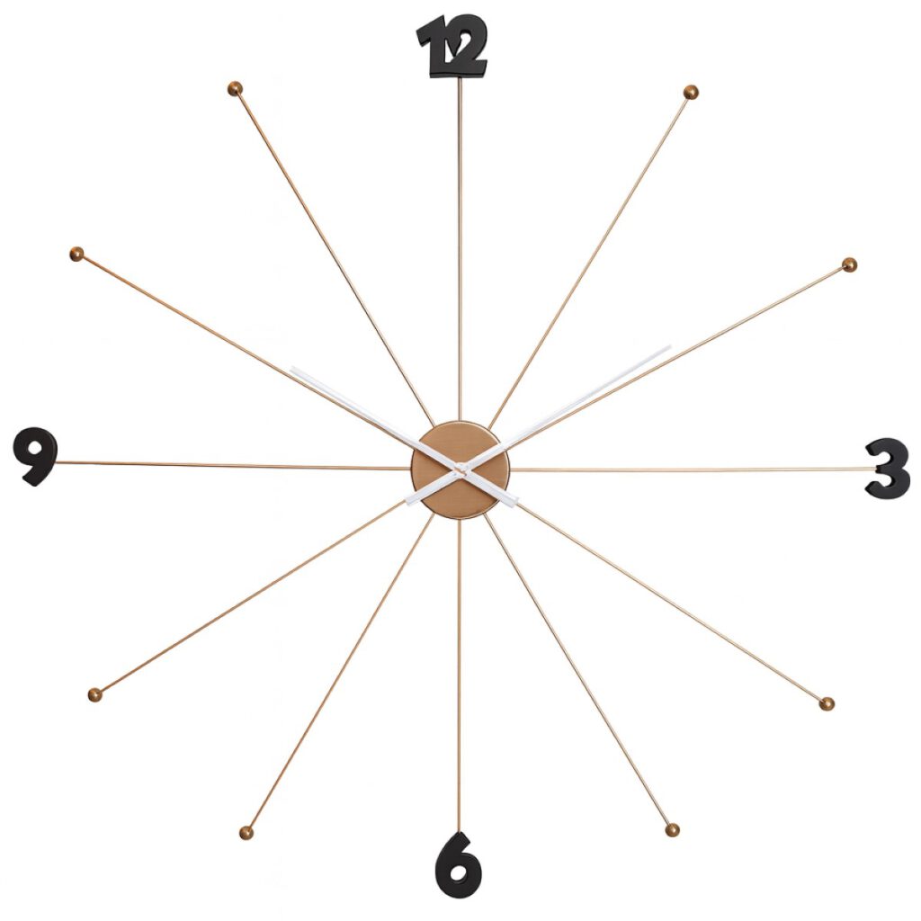 放射時光時鐘玫瑰金時鐘 Radiant Time 100cm clock rosegold